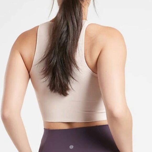 Athleta aurora crop ribbed tank women’s‎ size XS - Picture 2 of 5